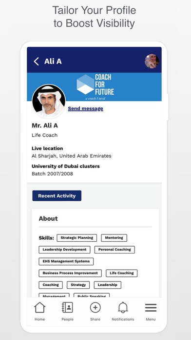 UD Alumni Community Screenshot