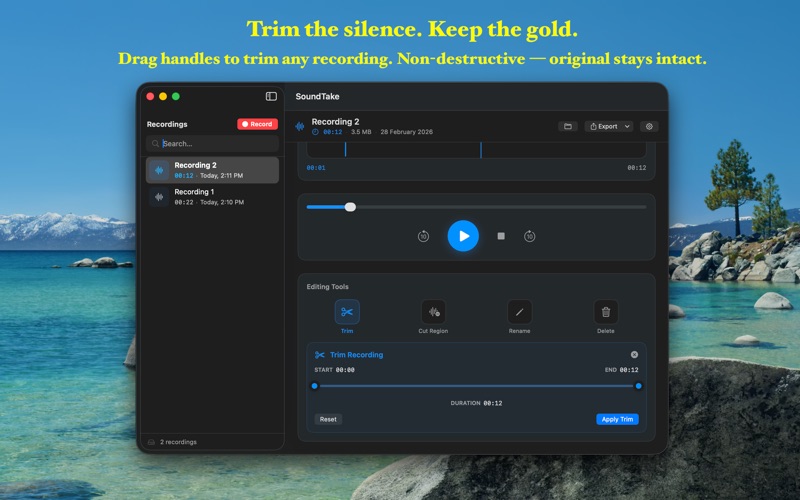 SoundTake screenshot