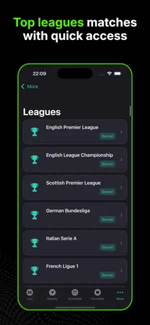 DRM - Live Sports Score & News iPhone screenshot 6