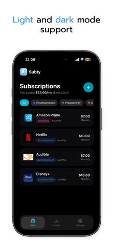 Subty - Subscription Tracker Screenshot 8 of 8