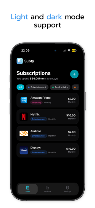 Subty - Subscription Tracker Screenshot 8 of 8