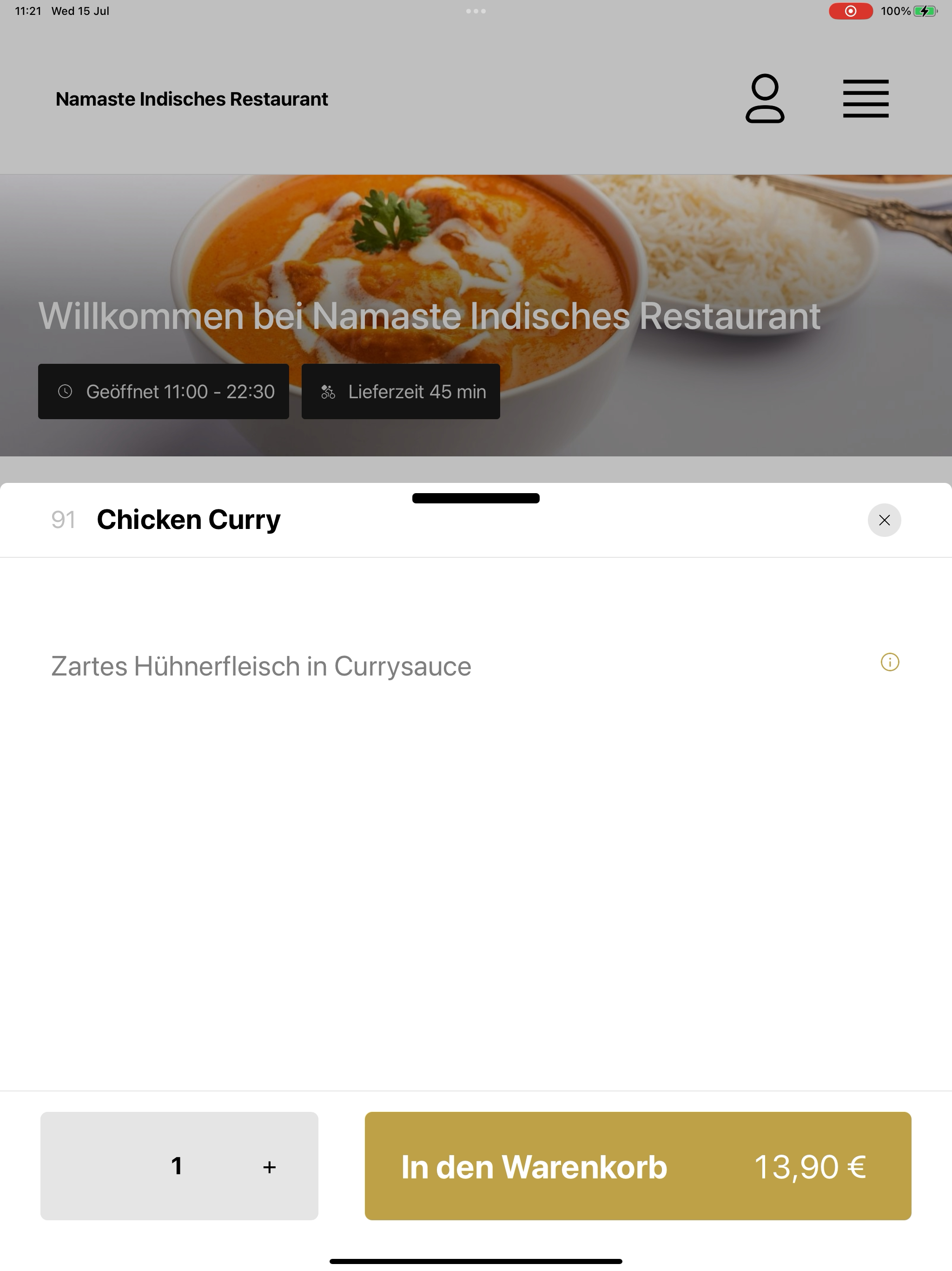 Namaste Indisches Restaurant screenshot 15