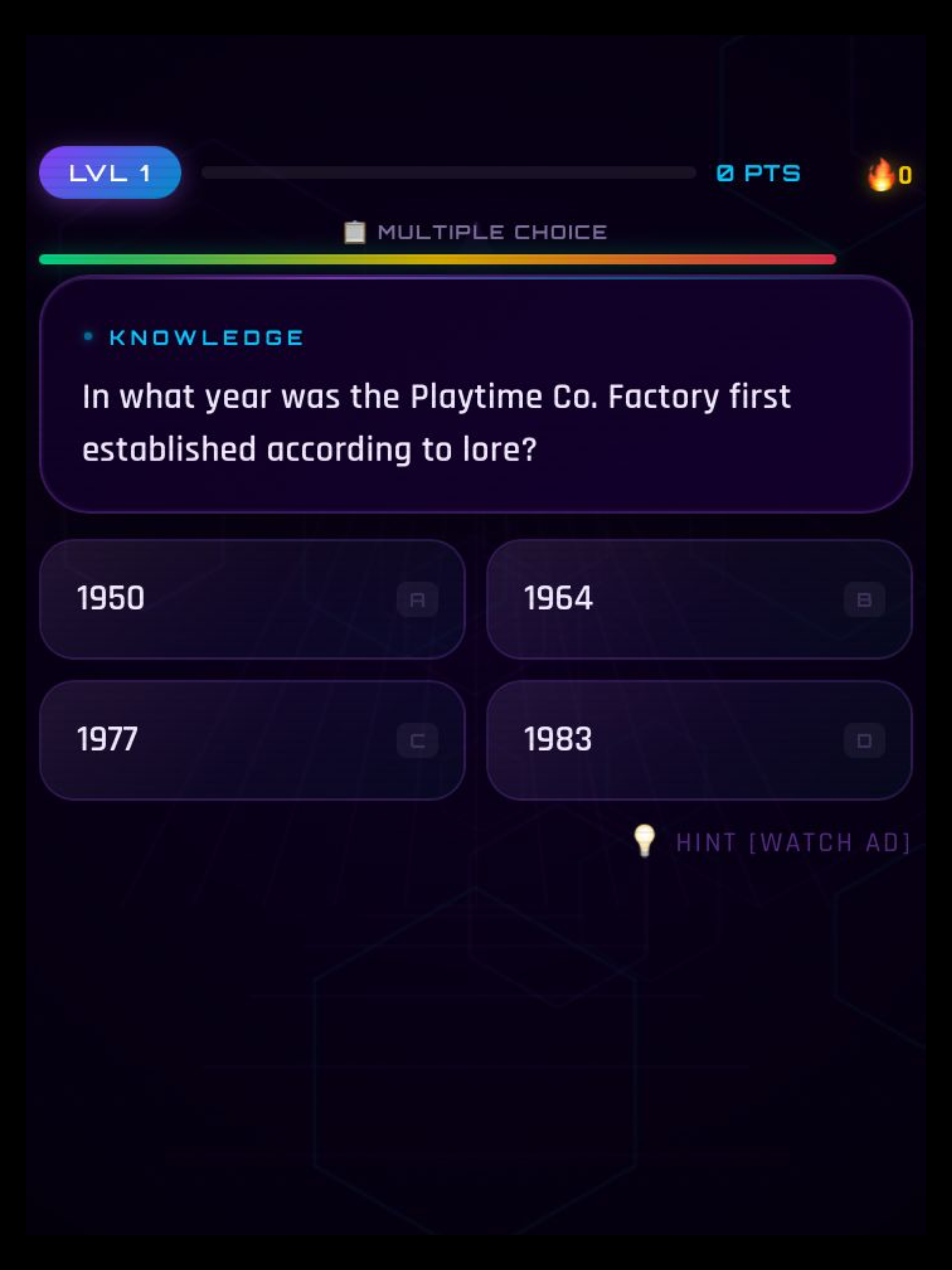 Playtime 5: Last Chapter Quiz screenshot 9