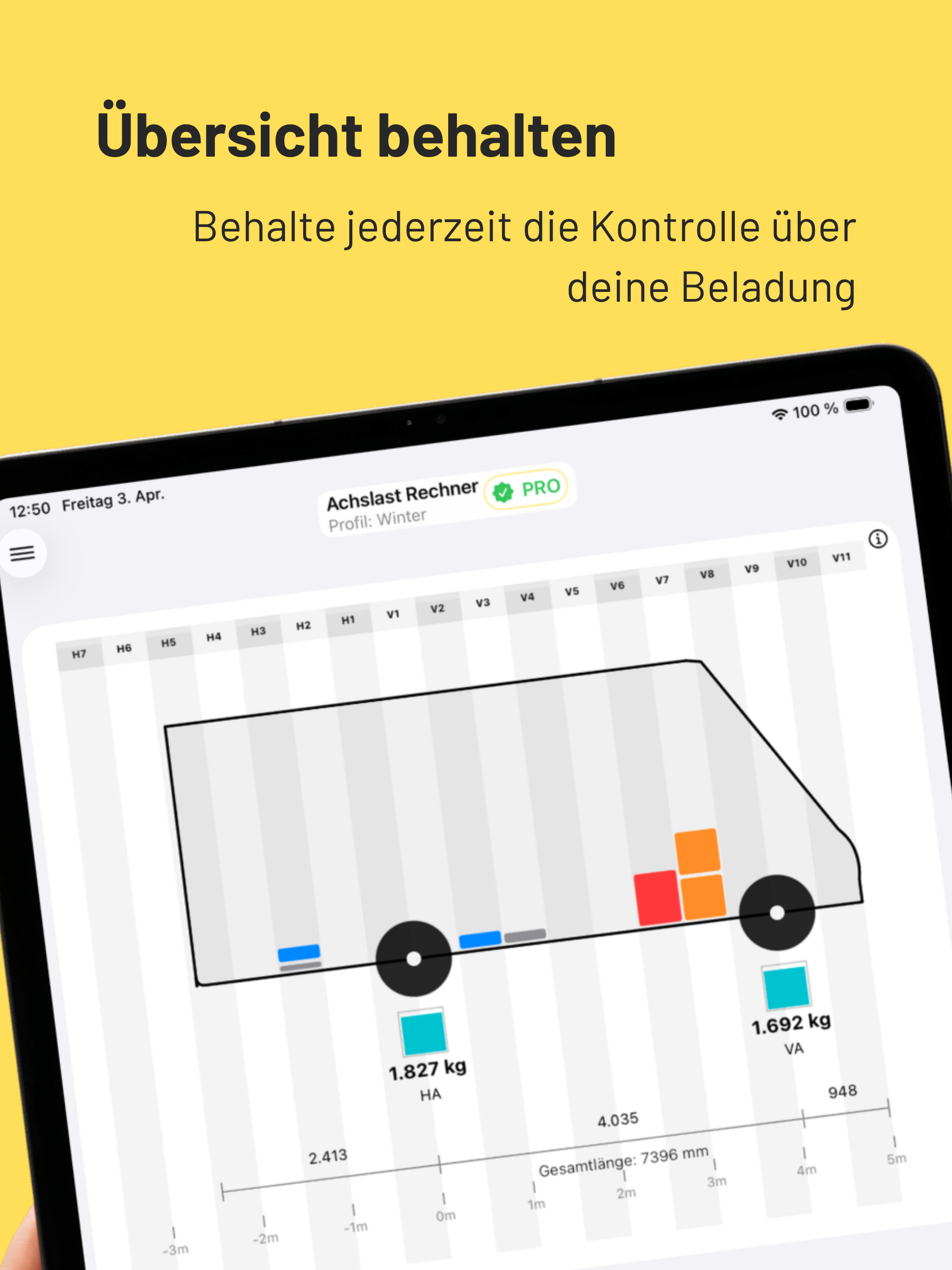 Motorhome Axle Load Calculator