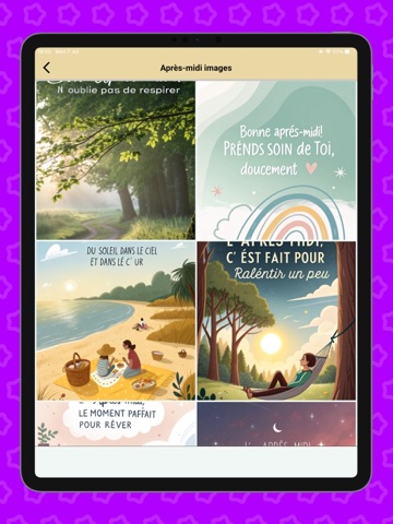 Bonjour Bonsoir Bonne nuit iPad screenshot