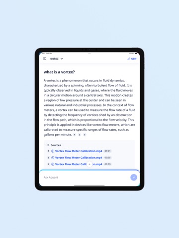 Aquant AI iPad screenshot