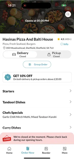 Hasinas Pizza And Balti House screenshot 2