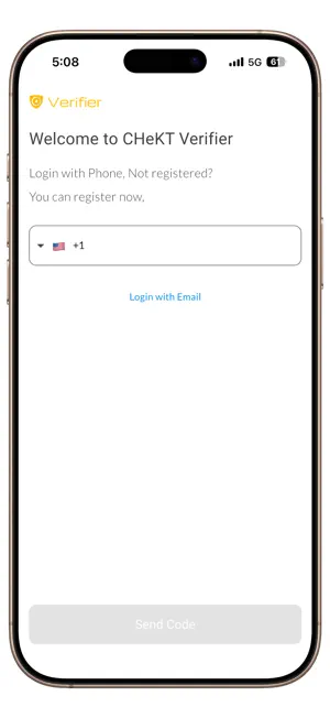 CHeKT Verifier screenshot 2