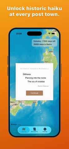 BashoWalk : Haiku Journey Screenshot 2 of 4