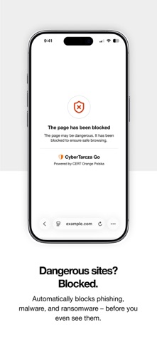 CyberTarcza Go iPhone screenshot