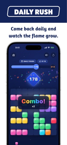 Simply Block Puzzle - No Ads Screenshot 2 of 5