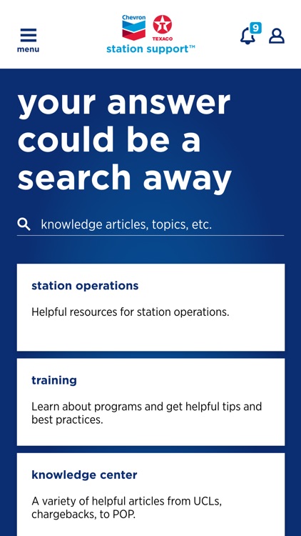 Chevron Texaco Station Support