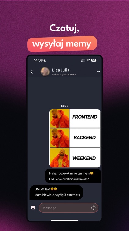 MemeMatch: Randki & Znajomi screenshot-3