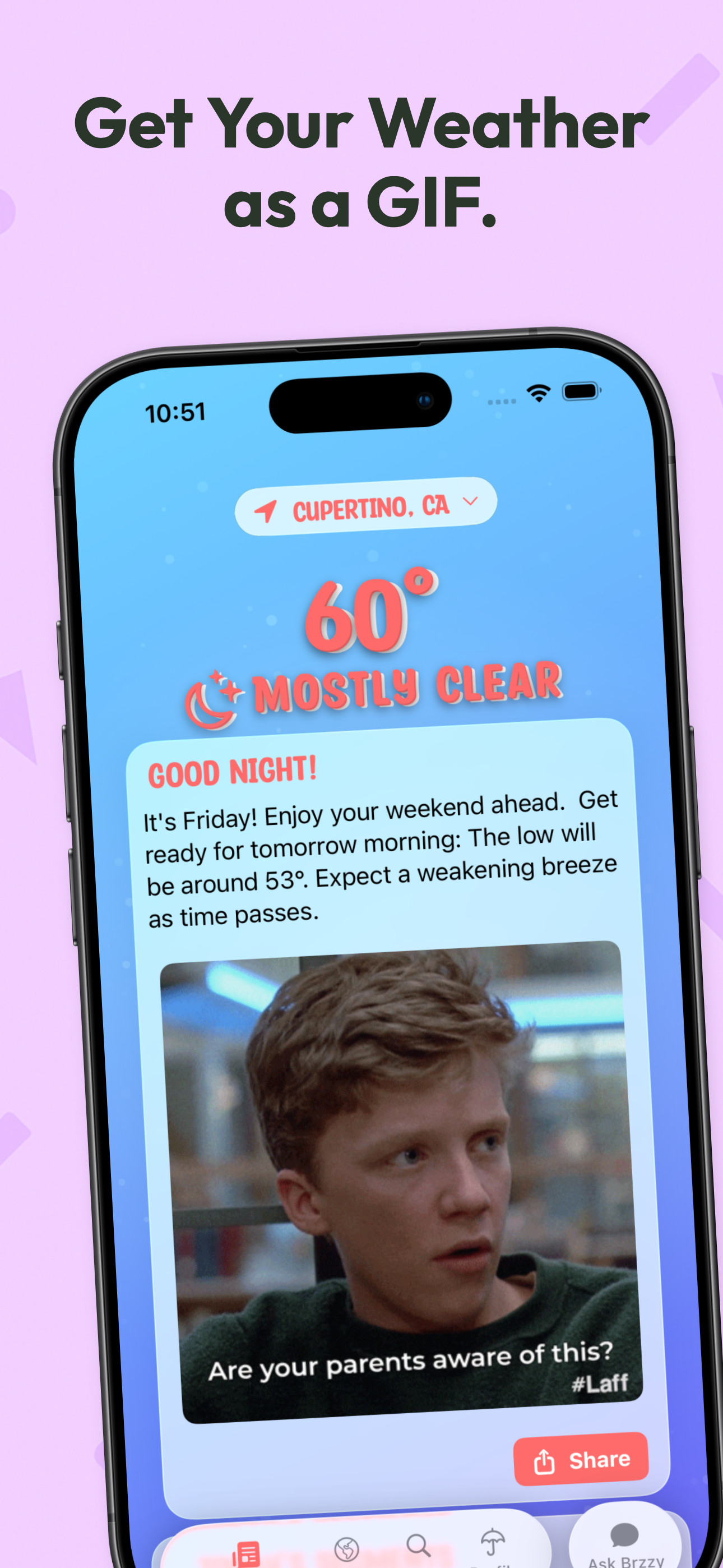 Brzzy Weather: Radar & Alerts