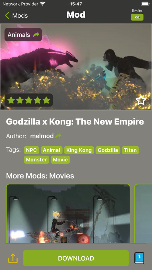 #2. Ragdoll Mods: Guns and Skins (iOS) 由: Vladislav Kovalyov