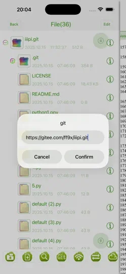 Screenshot von Python3 IDE Fresh Edition auf dem iPhone 5