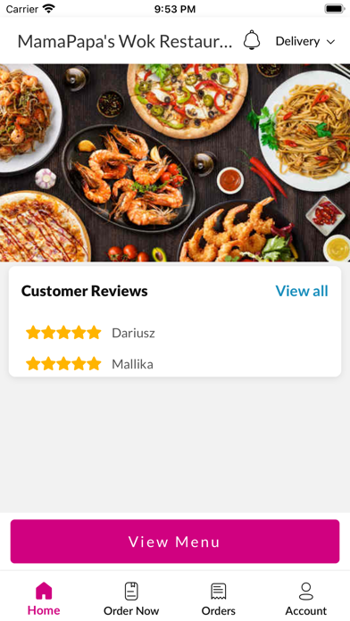MamaPapa's Wok Restaurant Screenshot