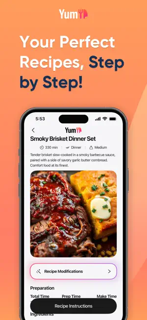 Yum: Easy & Tasty Recipes screenshot 1