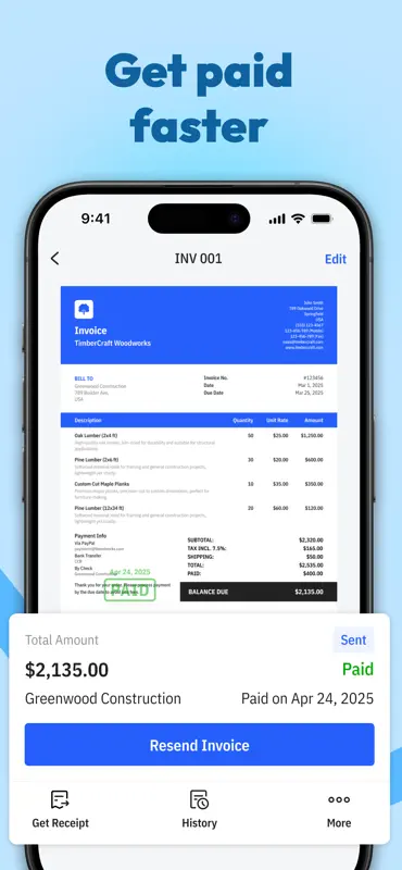 Invoice Zip - Invoice Maker screenshot 5 of 8