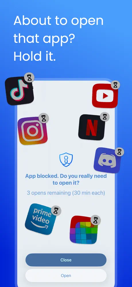 Hold It &ndash; App Block 应用锁控助手应用截图