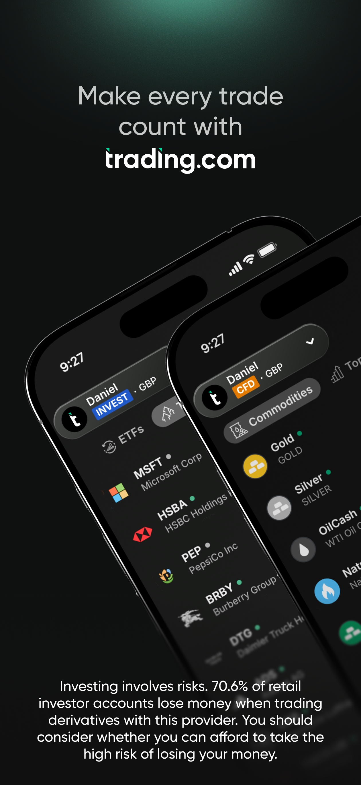 Trading.com invest & trade app screenshot 8
