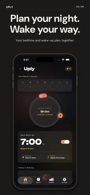 Uply: Wash to Wake Alarm screenshot 4