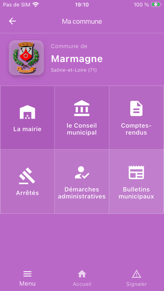 Commune de Marmagne screenshot