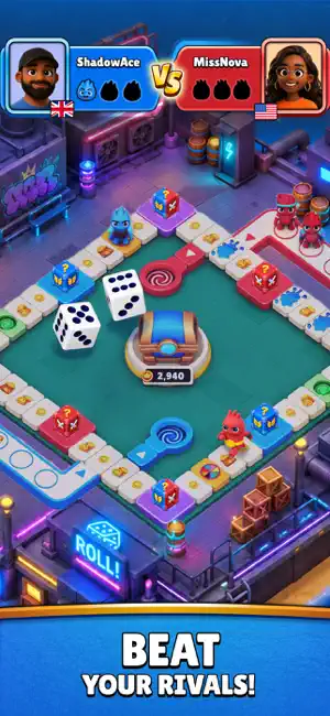 Dice Rivals: 1v1 Board Game screenshot 2