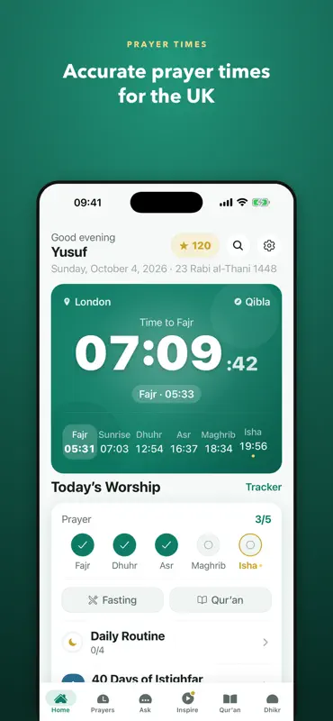 Elif: Prayer Times & Qur'an screenshot 4 of 9