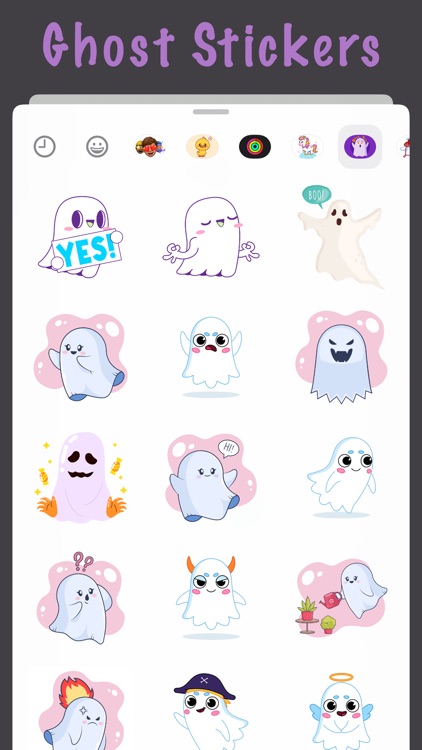 Scary Ghost Stickers Pack
