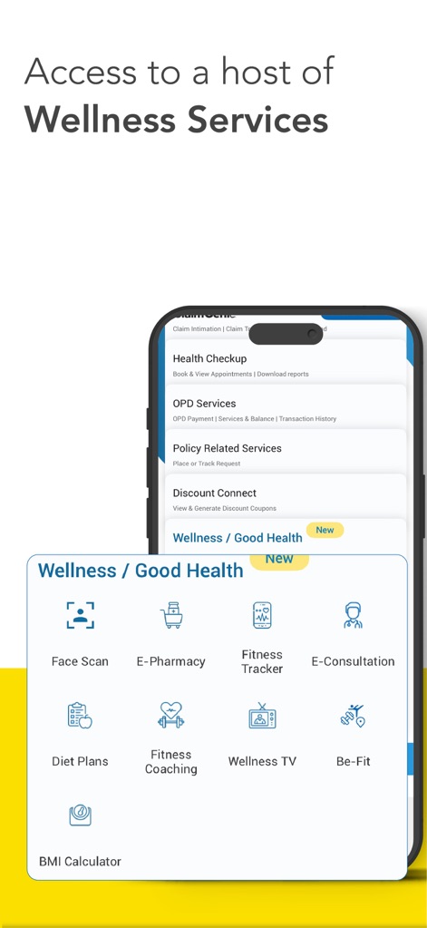 Care Health - Customer App - The comprehensive wellness suite offers convenient E-Pharmacy access and robust Fitness Tracker tools to support an active lifestyle.