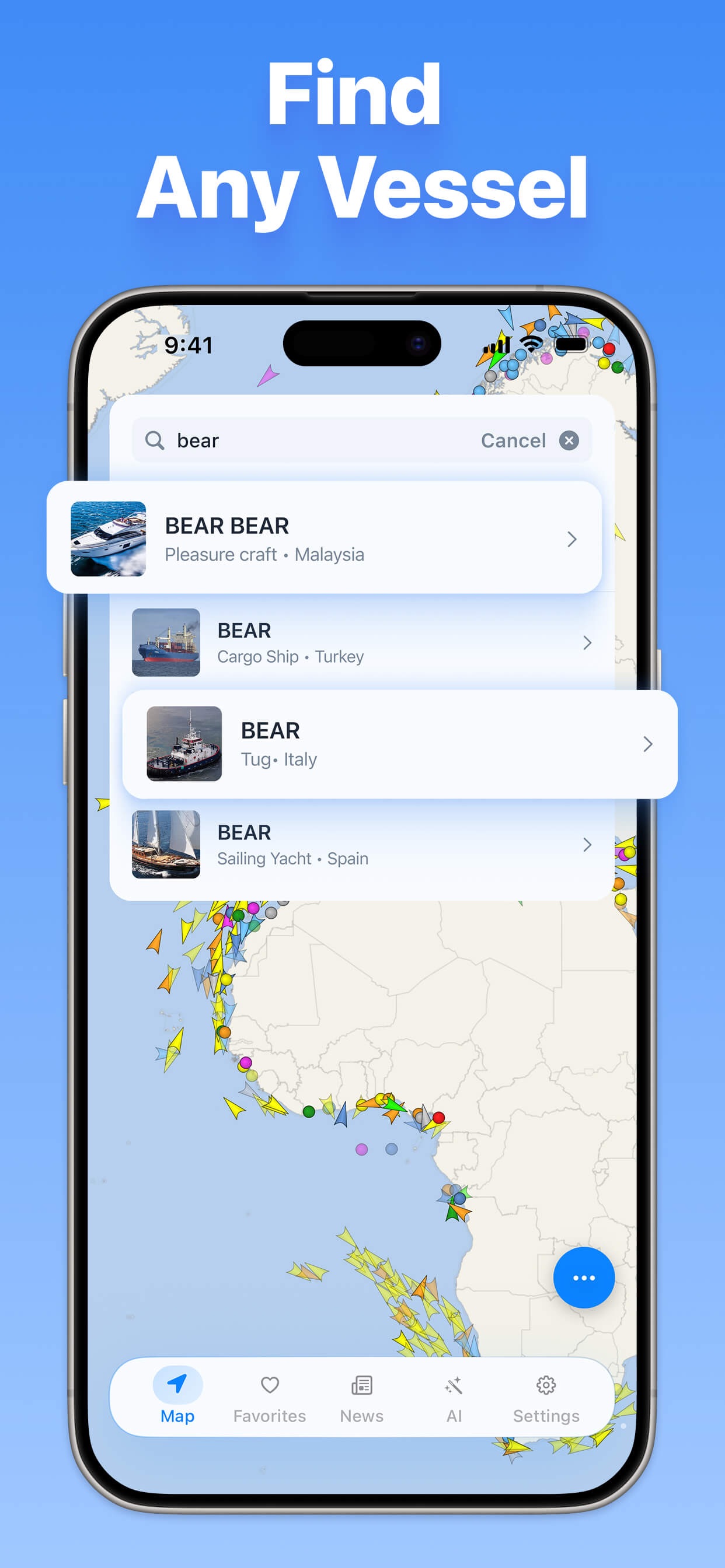 Screenshot 2 of OceanGoTrack