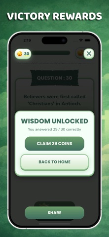 Bible Quiz Games. Screenshot 5 of 5