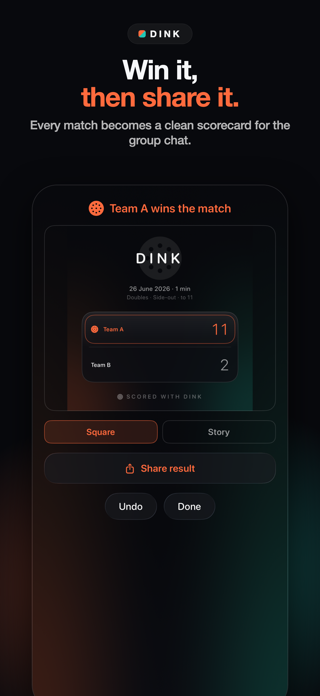 Pickleball Scoreboard: Dink Screenshot 3 of 5