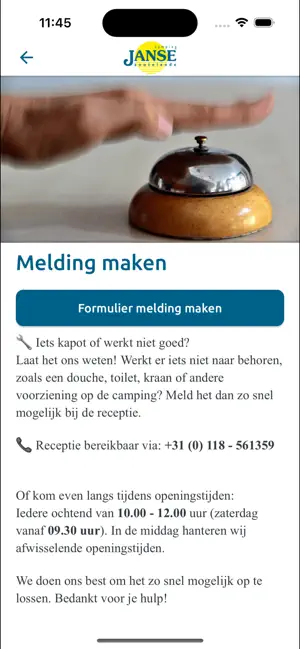 Camping Janse App screenshot 3