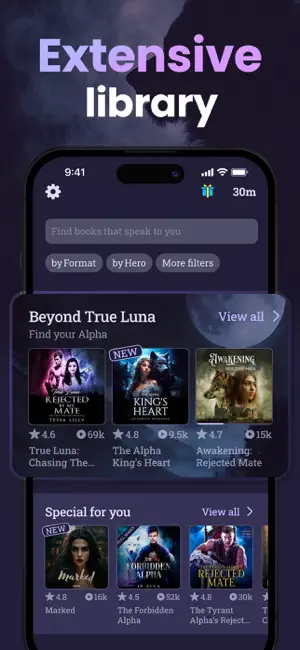 Moonlit - Werewolf Audiobooks screenshot 4