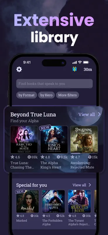 Moonlit - Werewolf Audiobooks screenshot 4 of 6