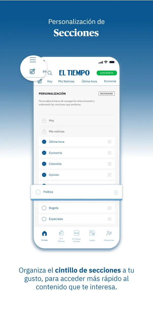 Screenshot #3 pour Periódico EL TIEMPO - Noticias