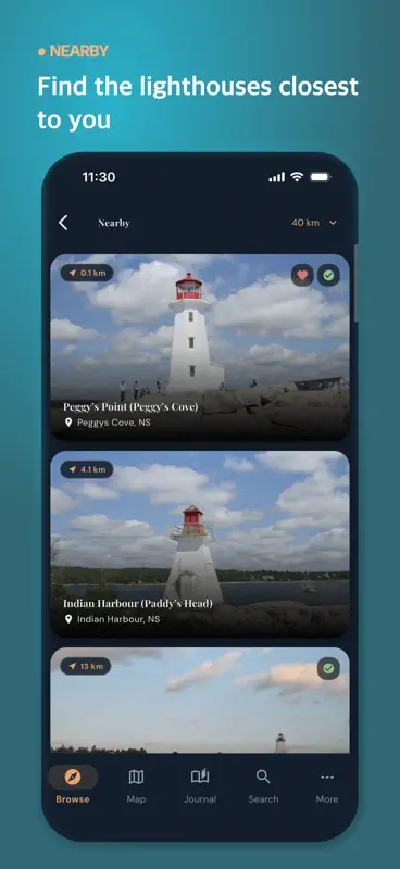 Canadian Lighthouse Guide screenshot 3 of 8