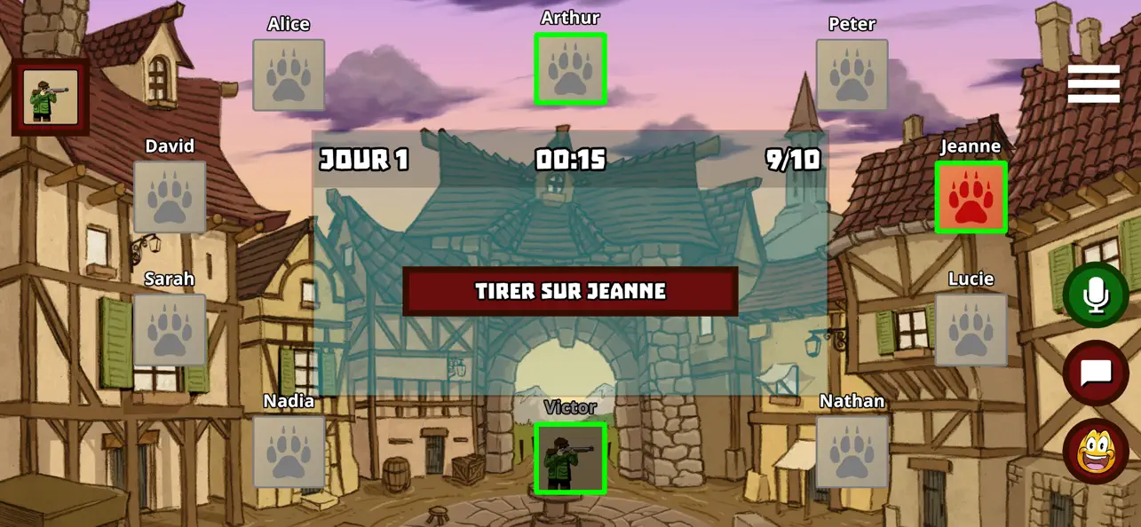 Screenshot #3 pour Loups-Garous en ligne