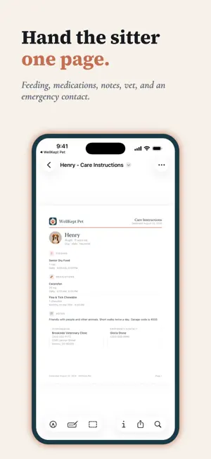 WellKept Pet - Dog & Cat Care screenshot 3