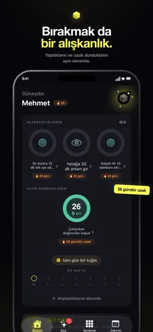 Temel: Alışkanlık Takibi screenshot 4