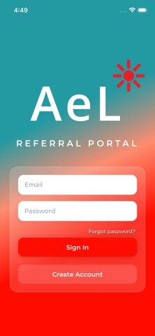 AeL Referral Portal iPhone screenshot