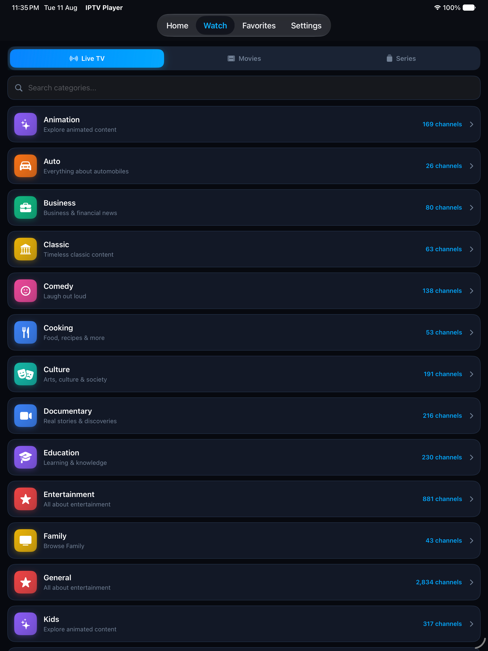 IPTV Smarters Pro・Smart Player screenshot 5