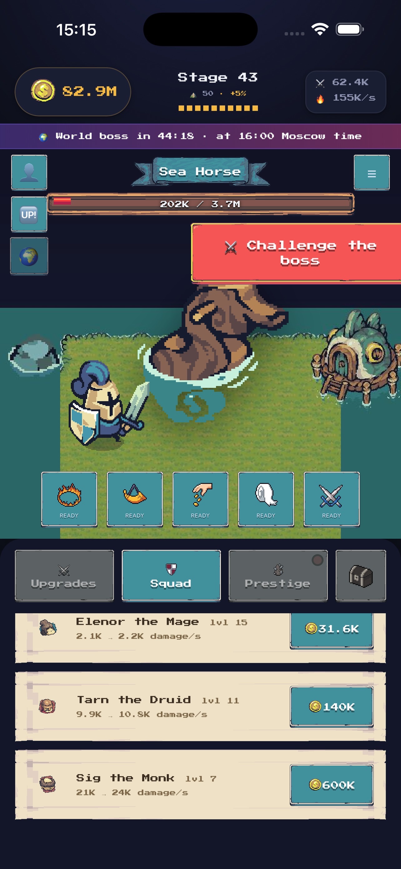 Screenshot 2 of Tap Legends: Idle Heroes