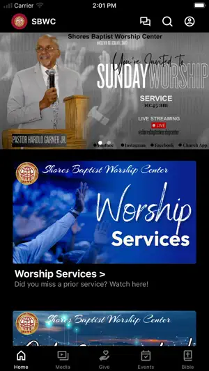 Shores Baptist Worship Center screenshot 1