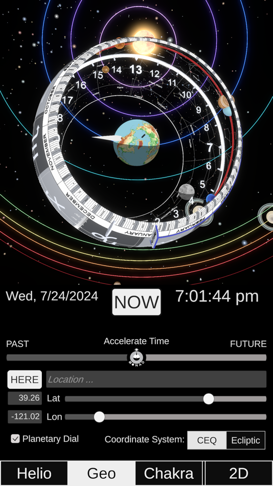 #7. Monad Calendar Clock (iOS) By: Earth at the Center LLC