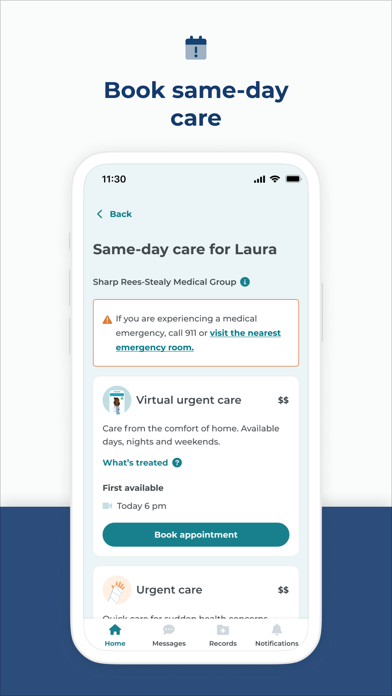 Sharp HealthCare Screenshot