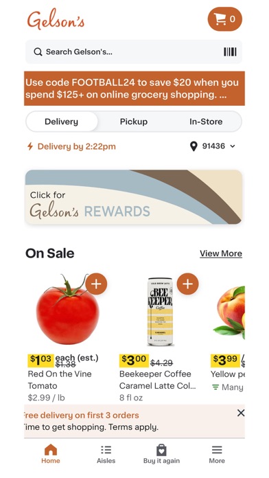 Gelson's Rewards & Shopping Screenshot