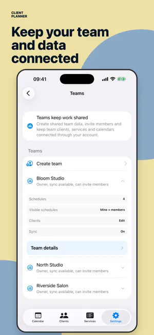 Client Planner screenshot 3